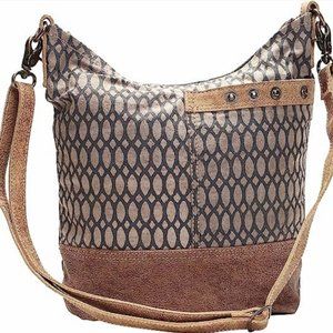 SOLD! 🌺 NWT! Myra bag Honeybee upcycled canvas shoulder bag